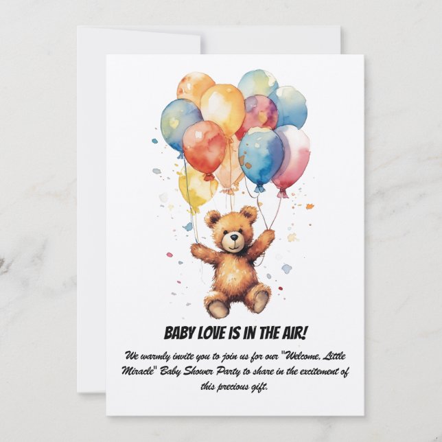 Baby Shower Party Invitation (Front)