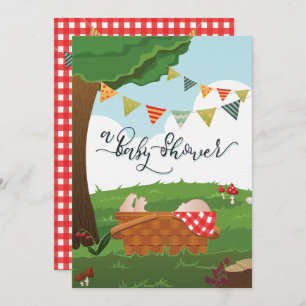 Baby Shower Picnic/BBQ/Woodland Invitation