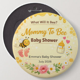 Baby Shower Pin Mummy To Bee What Will It Bee