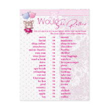Baby Shower. Pink Baby Dee Prediction and Advice.