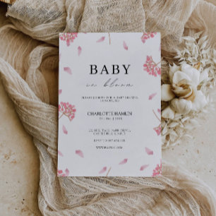 Baby Shower Pink Invitation Template