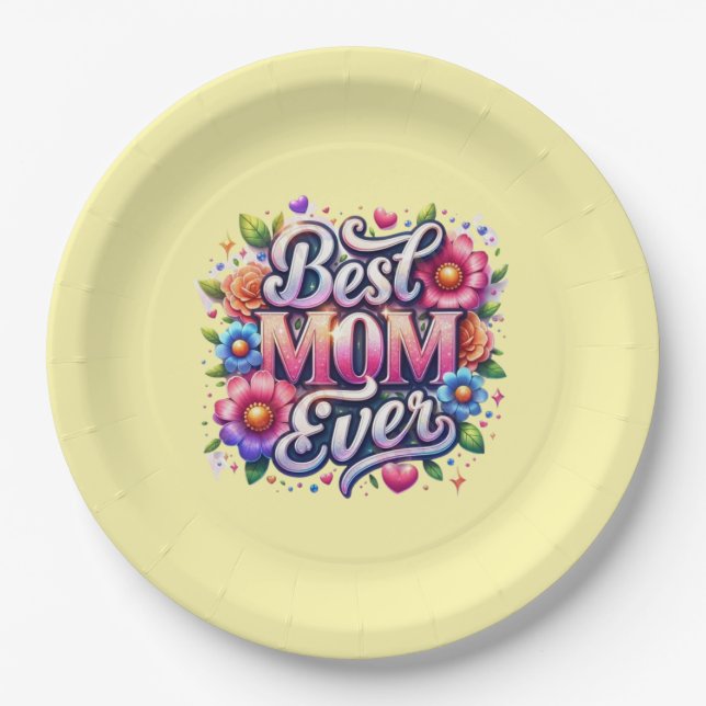 baby shower plate (Front)
