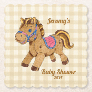 Baby Shower Pony Coaster