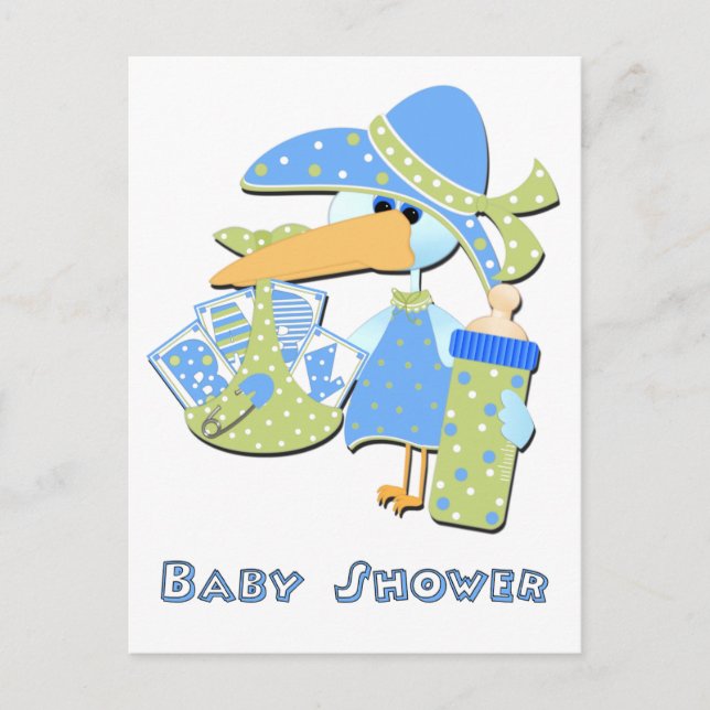 Baby Shower Post Card (Front)
