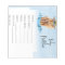 Baby Shower Predictions Game Highland cow Blue 