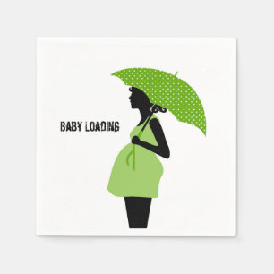 Baby Shower Pregnant Napkin