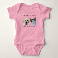Baby Shower Protected by Pets Custom Dogs and Cats