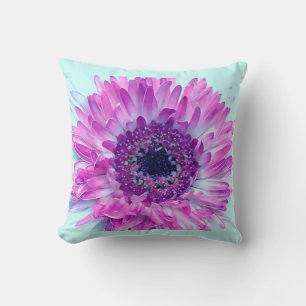Baby Shower Purlple Blue Flower Cushion