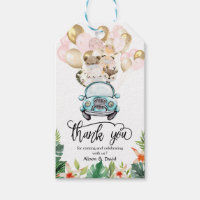 Baby Shower Quarantine Treat Tag | Safari Friends