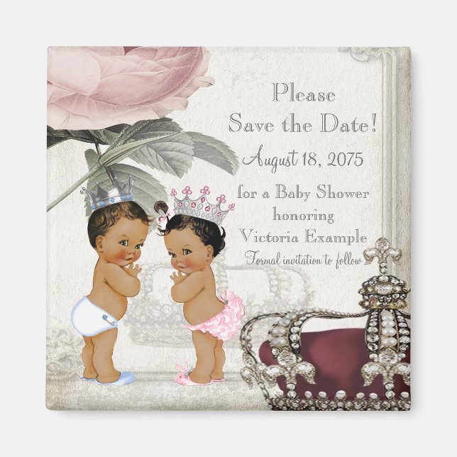 Baby Shower Save the Date Magnet (Front)