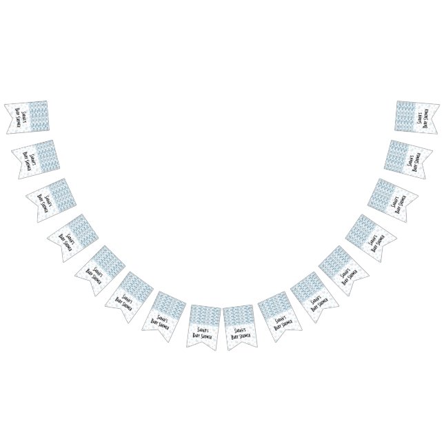 Baby Shower "Snips and Snails," Swallowtail Banner (All)