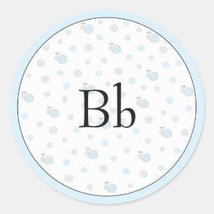 Baby Shower "Snips & Snails" Stickers 1 1/2" or 3"