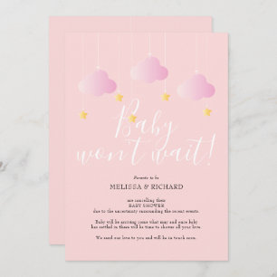 Baby Shower, Sprinkle Cancellation Card