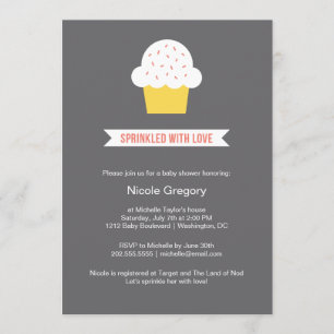 Baby Shower Sprinkled With Love Invitation