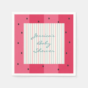 Baby Shower Standard Napkins/Watermelon Umbrella Napkin