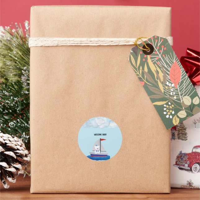 Baby Shower Sticker (Holiday)