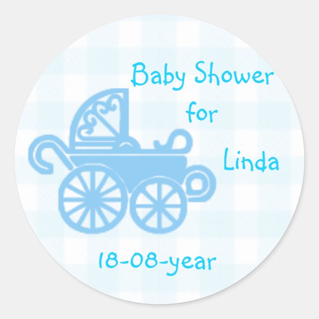 Baby Shower sticker (Front)