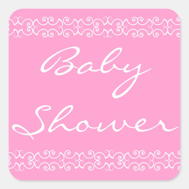 Baby Shower Sticker (Front)