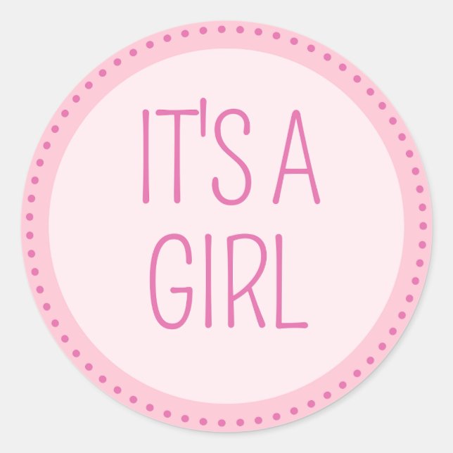 Baby Shower Sticker (Front)