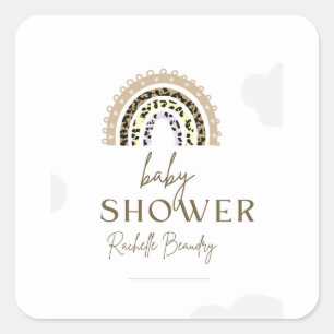 Baby Shower Sticker   Cute Baby Theme Sticker
