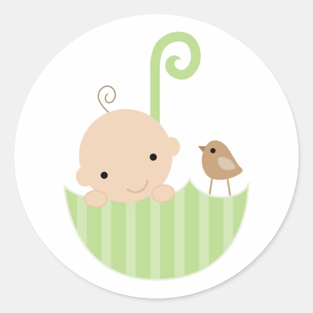 Baby Shower Stickers (Front)