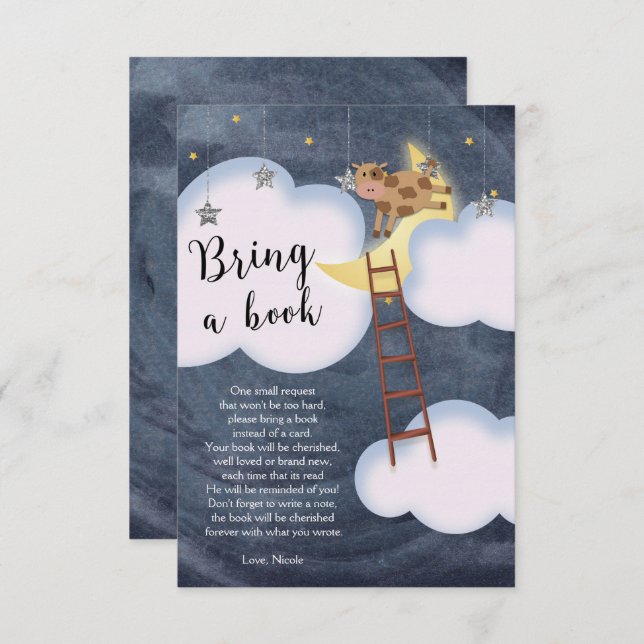 Baby Shower Storybook Nursery Rhyme Book Request Invitation (Front/Back)