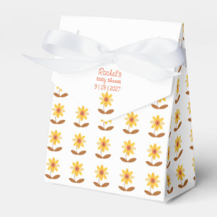 Baby Shower Sunflower Theme Favour Boxes