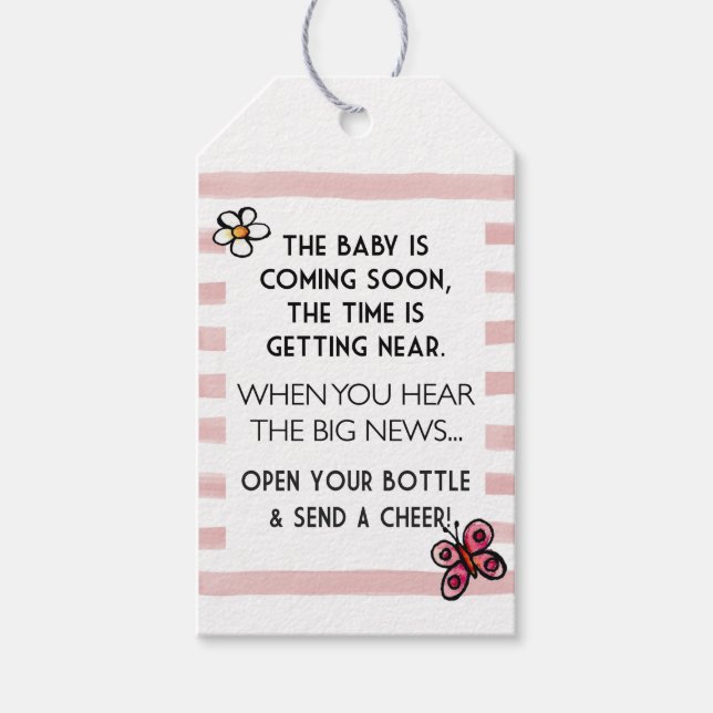 Baby Shower Tag (Front)