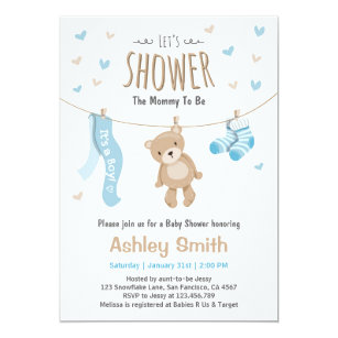 baby bear invitations