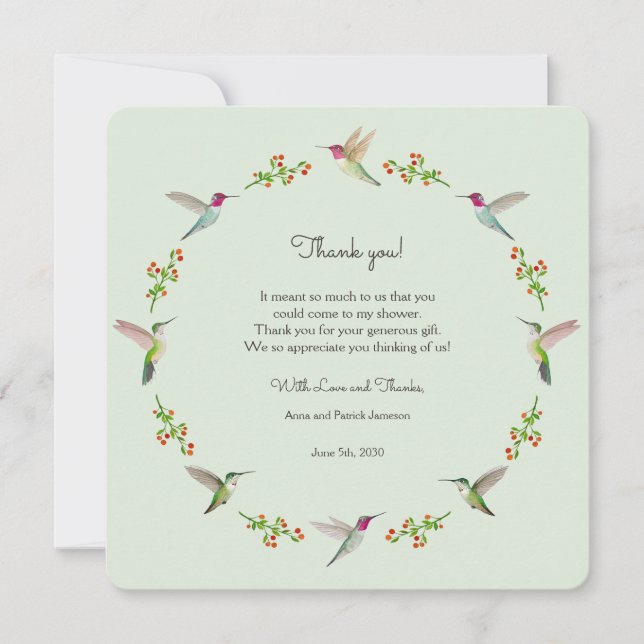 Baby Shower Thank You (Front)