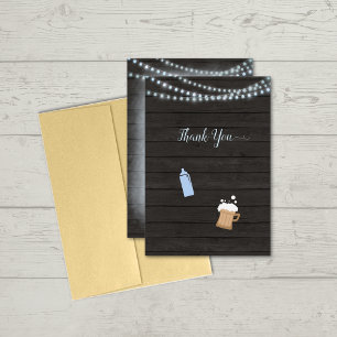 Baby Shower Thank You Baby Is Brewing Blue