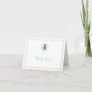 Baby Shower Thank You - Blue Card