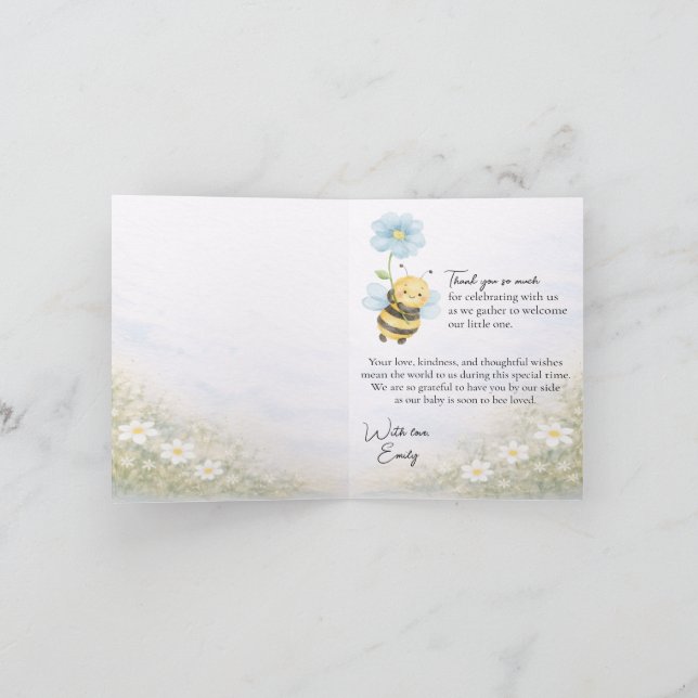 Baby Shower Thank You Card (Inside)