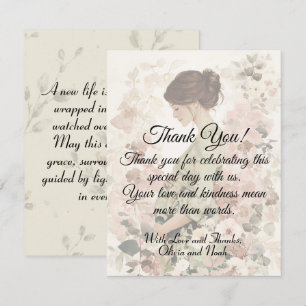 Baby Shower Thank You Card