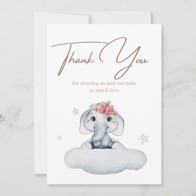 Baby Shower Thank You Card (Front)
