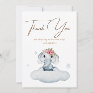 Baby Shower Thank You Card