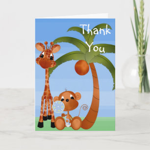 Baby Shower Thank you Card for Boy