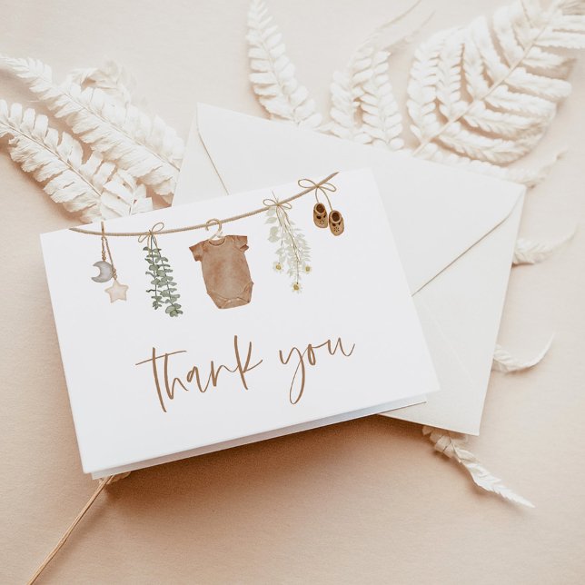 Baby Shower Thank You Card, Gender Neutral Baby (Creator Uploaded)