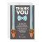Baby Shower Thank You Card Little Man