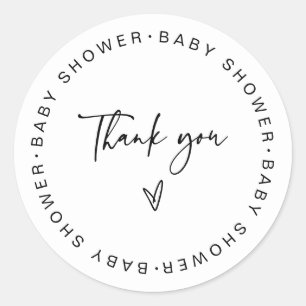 Baby Shower Thank you Favour Label Sticker F201
