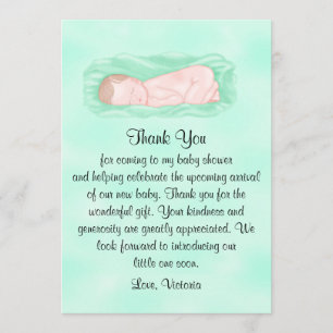 Baby Shower Thank You Gender Neutral Invitation