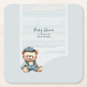 Baby Shower Theme Paper Coaster