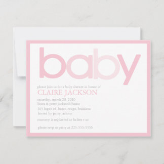 Baby Shower (Today's Best Award) Invitation