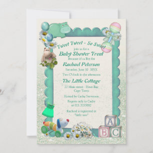 Baby Shower Tweets Invitation