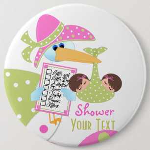 Baby Shower Twins Button