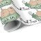 baby shower Two Peas in a Pod wrapping paper