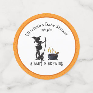 Baby Shower Witch Brewing Halloween October Confetti