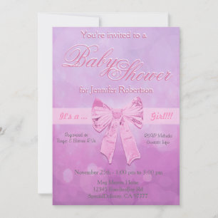 Baby Shower with Bubbles Invitation
