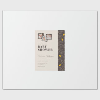 baby shower wrapping paper