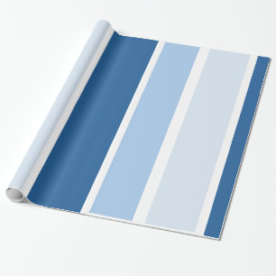 Baby Shower Wrapping Paper Baby Blues Stripe